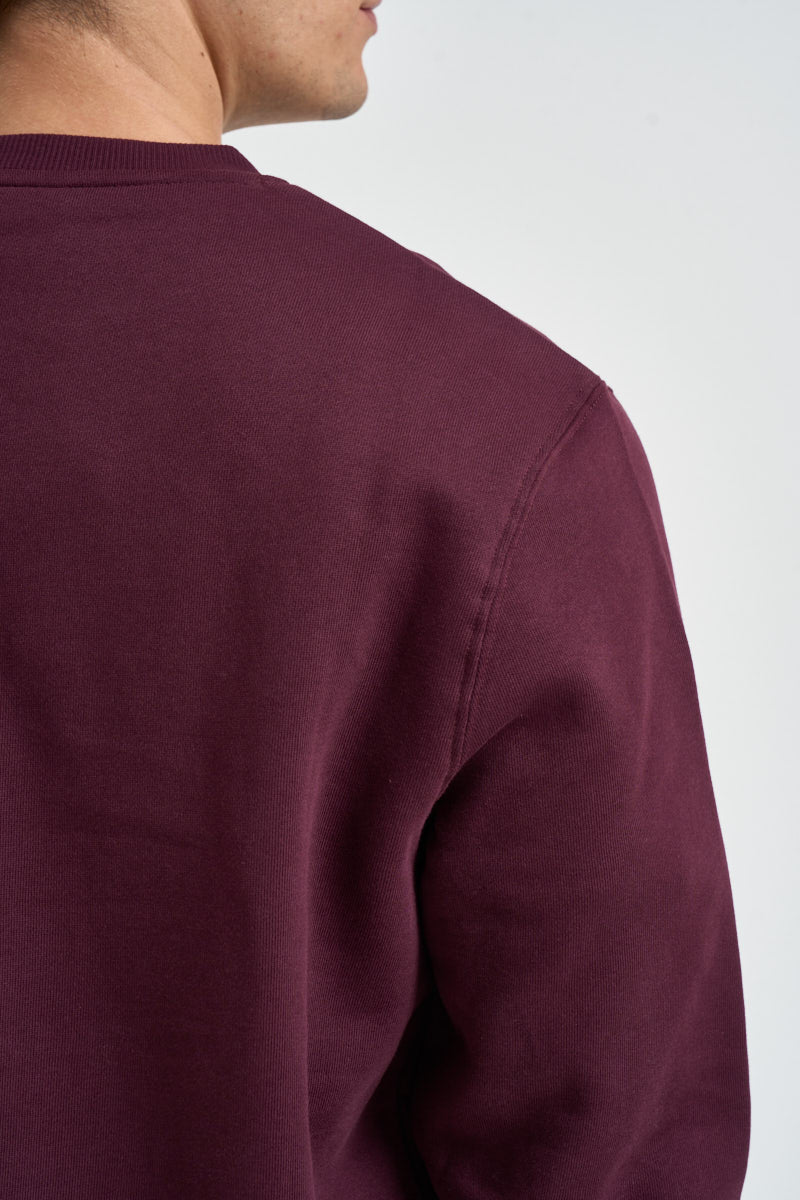 Felpa uomo girocollo bordeaux ML1131V Z562 LYLE & SCOTT 