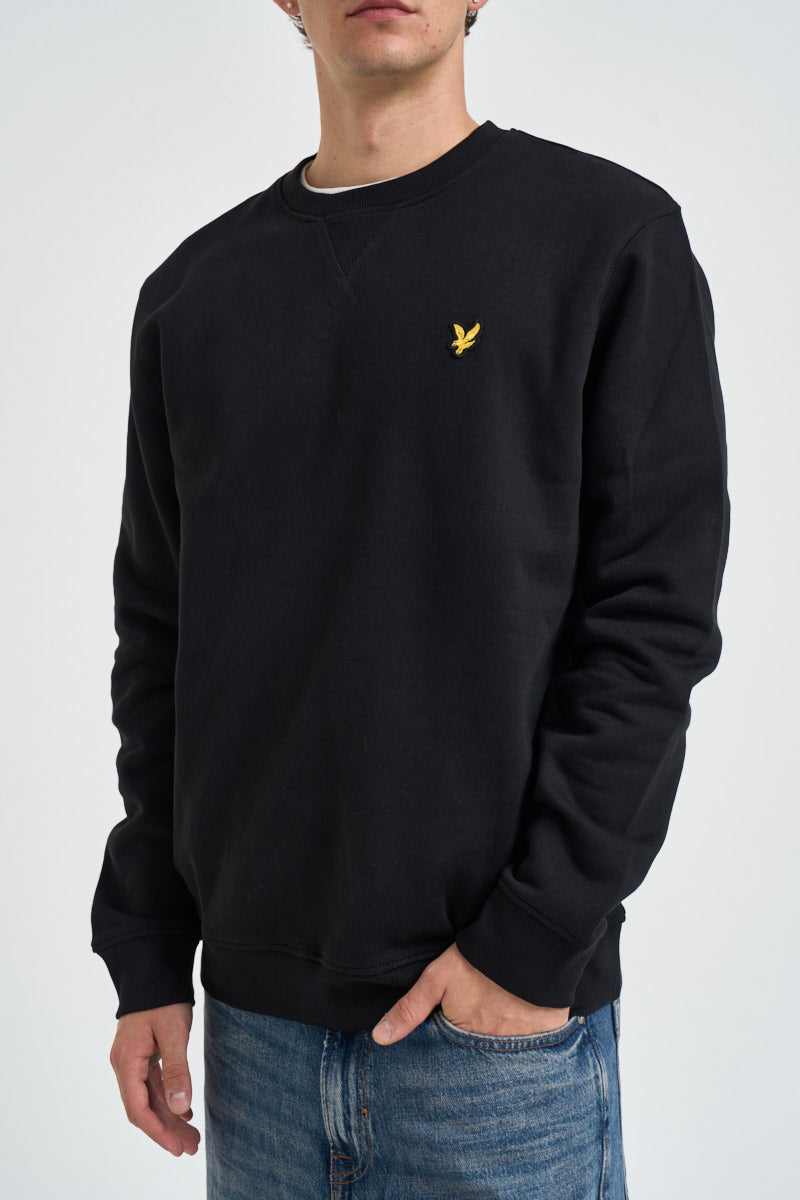 Felpa uomo girocollo nera ML1131V Z865 LYLE & SCOTT 