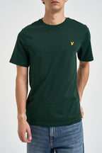 T-shirt uomo girocollo verde scuro TS400VOG W486 LYLE & SCOTT 