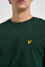 T-shirt uomo girocollo verde scuro TS400VOG W486 LYLE & SCOTT 