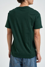 T-shirt uomo girocollo verde scuro TS400VOG W486 LYLE & SCOTT 