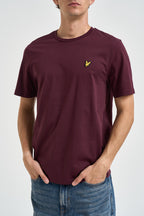 T-shirt uomo girocollo bordeaux TS400VOG Z562 LYLE & SCOTT 