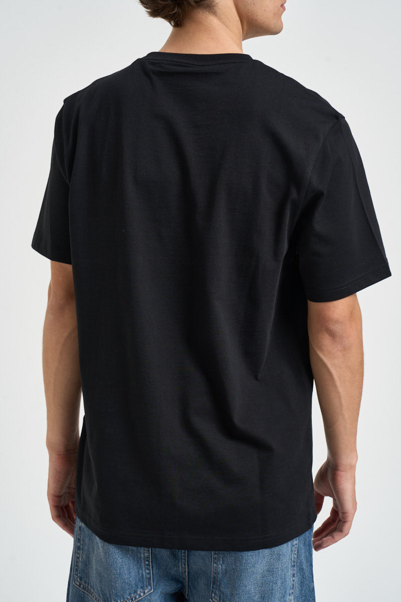 T-shirt uomo girocollo nera TS400VOG Z865 LYLE & SCOTT 