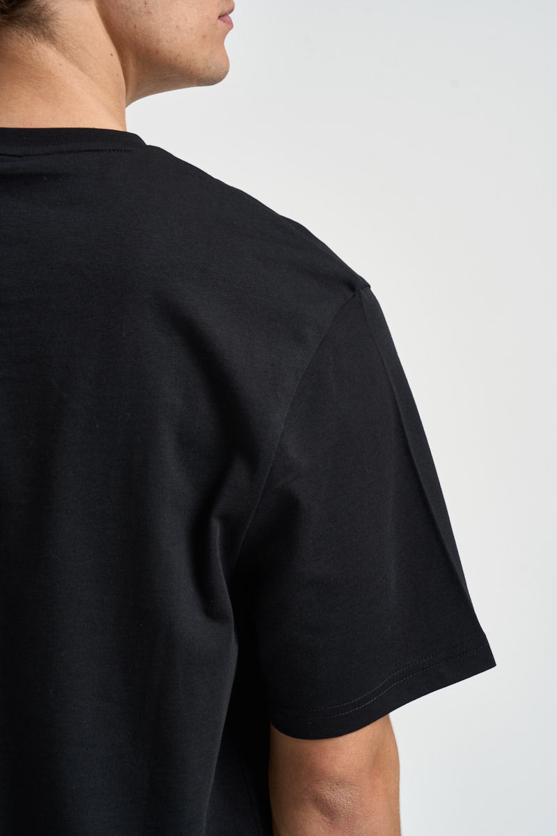 T-shirt uomo girocollo nera TS400VOG Z865 LYLE & SCOTT 