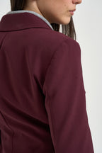 Giacca donna doppiopetto bordeaux DENTE BORDEAUX MARELLA 