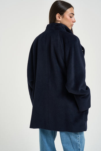 Cappotto donna blu navy - 3