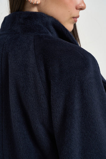 Cappotto donna blu navy - 4
