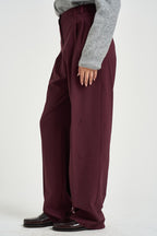 Pantalone donna palazzo bordeaux ODINO BORDEAUX MARELLA 