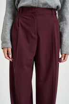Pantalone donna palazzo bordeaux ODINO BORDEAUX MARELLA 