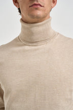 Maglia uomo collo alto beige MK20015 BEIGE MARKUP 