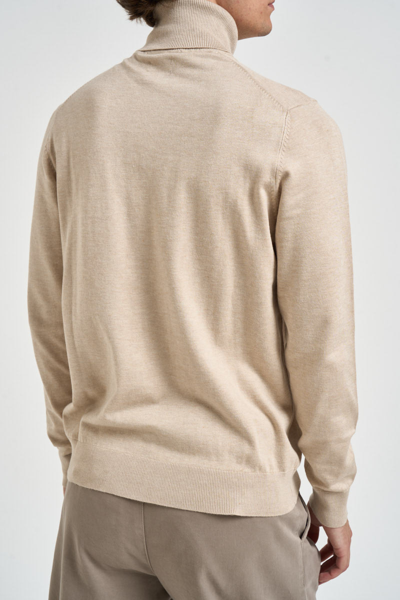Maglia uomo collo alto beige MK20015 BEIGE MARKUP 