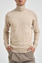 Maglia uomo collo alto beige MK20015 BEIGE MARKUP 
