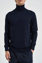 Maglia uomo collo alto blu notte MK20015 BLU MARKUP 