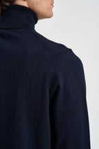 Maglia uomo collo alto blu notte MK20015 BLU MARKUP 