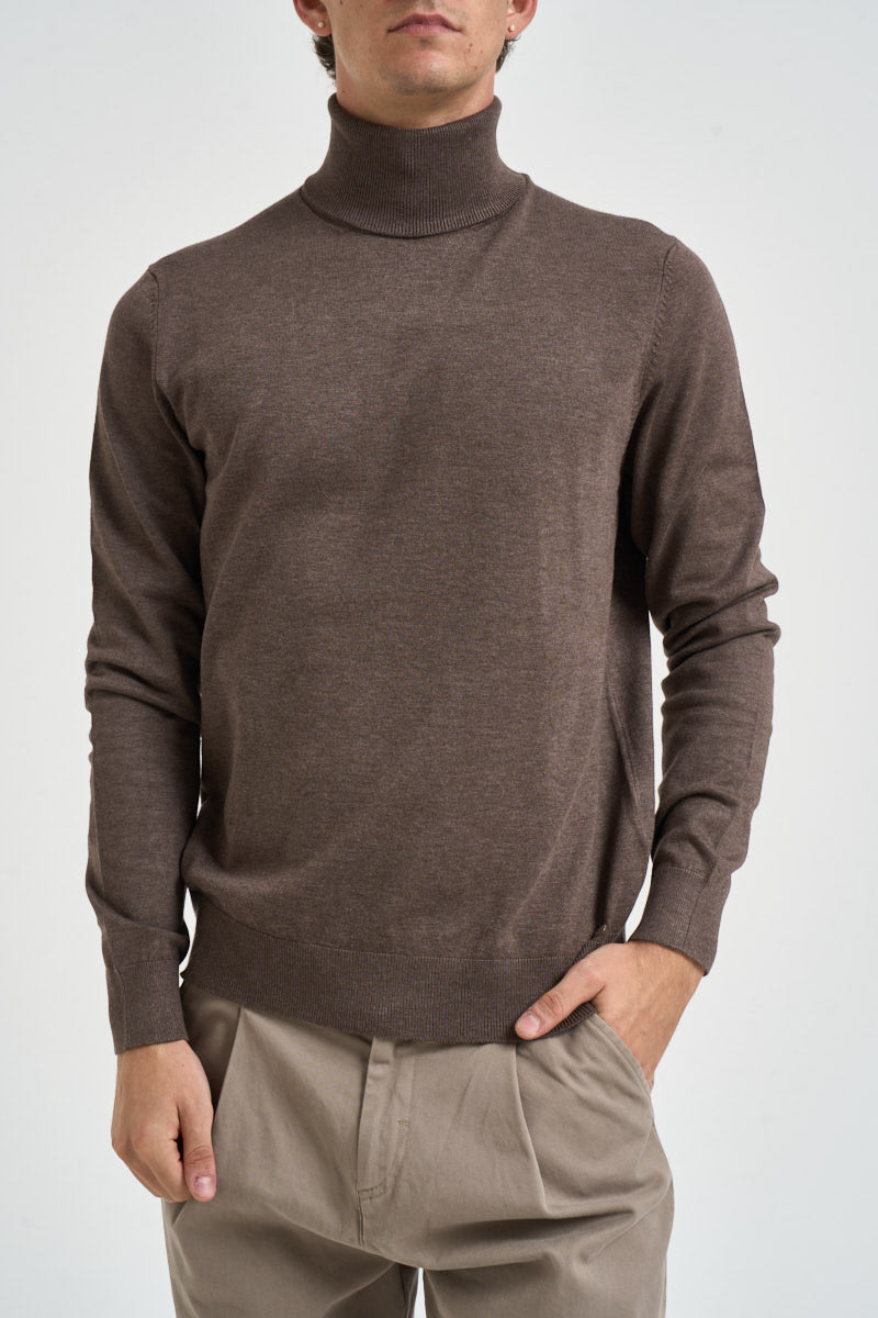 Maglia uomo collo alto tortora MK20015 TORTORA MARKUP 