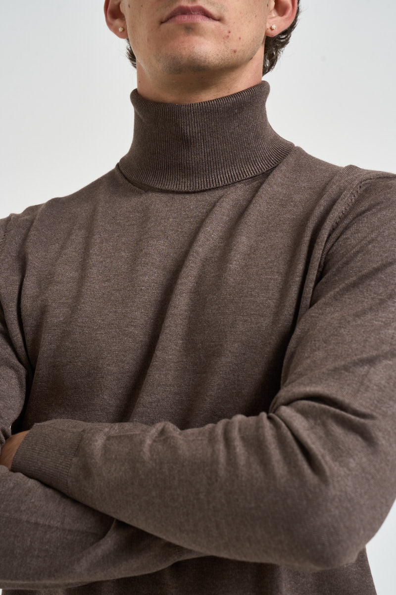 Maglia uomo collo alto tortora MK20015 TORTORA MARKUP 