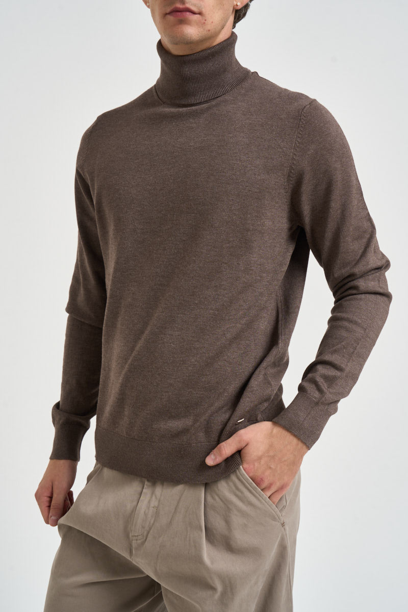 Maglia uomo collo alto tortora MK20015 TORTORA MARKUP 