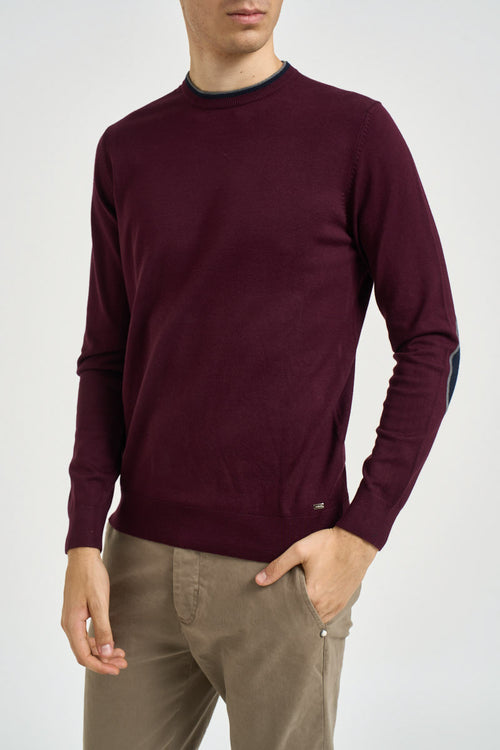 Maglia uomo girocollo vinaccia - 2