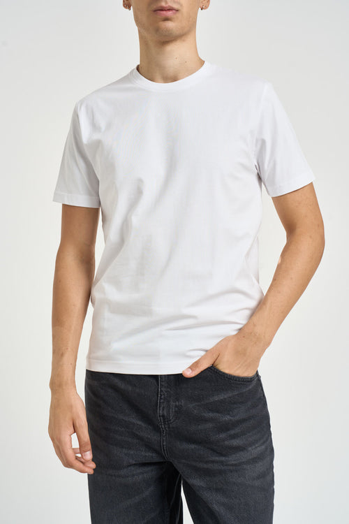 T-shirt uomo girocollo bianca - 1