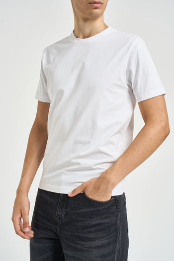 T-shirt uomo girocollo bianca - 3