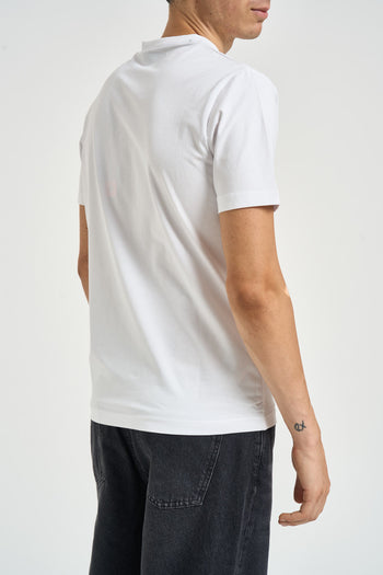T-shirt uomo girocollo bianca - 4