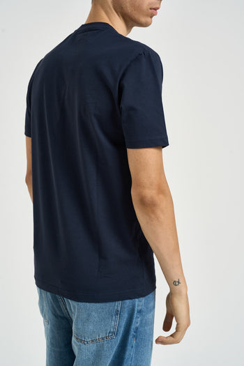 T-shirt uomo girocollo blu notte - 5