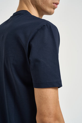 T-shirt uomo girocollo blu notte - 6