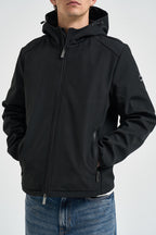 Giacca uomo con cappuccio nera MK24010 NERO MARKUP 