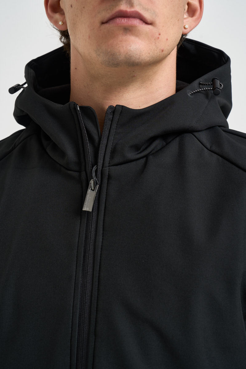 Giacca uomo con cappuccio nera MK24010 NERO MARKUP 