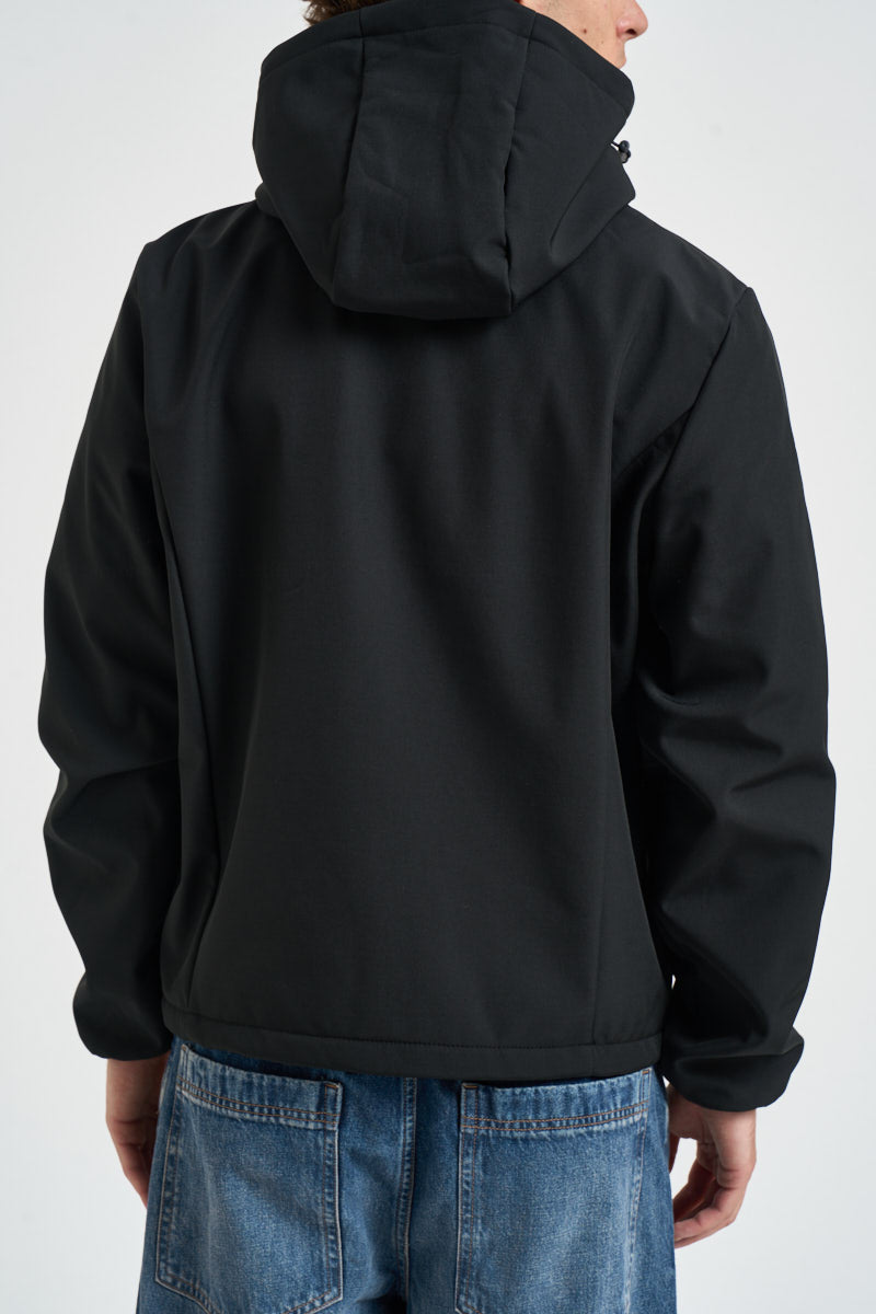 Giacca uomo con cappuccio nera MK24010 NERO MARKUP 
