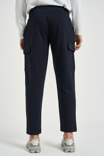 Pantalone uomo tuta tasconata blu - 3