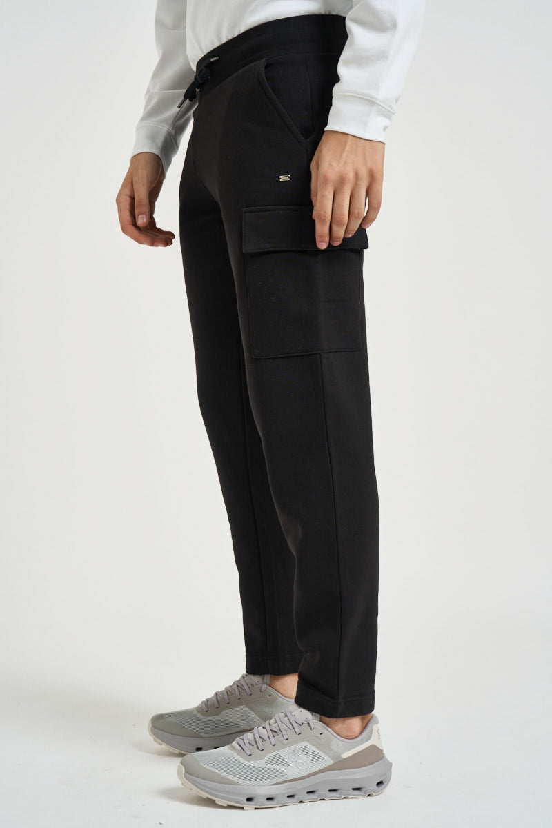 Pantalone uomo tuta tasconata nero MK2920073 NERO MARKUP 