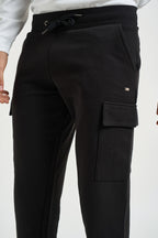 Pantalone uomo tuta tasconata nero MK2920073 NERO MARKUP 