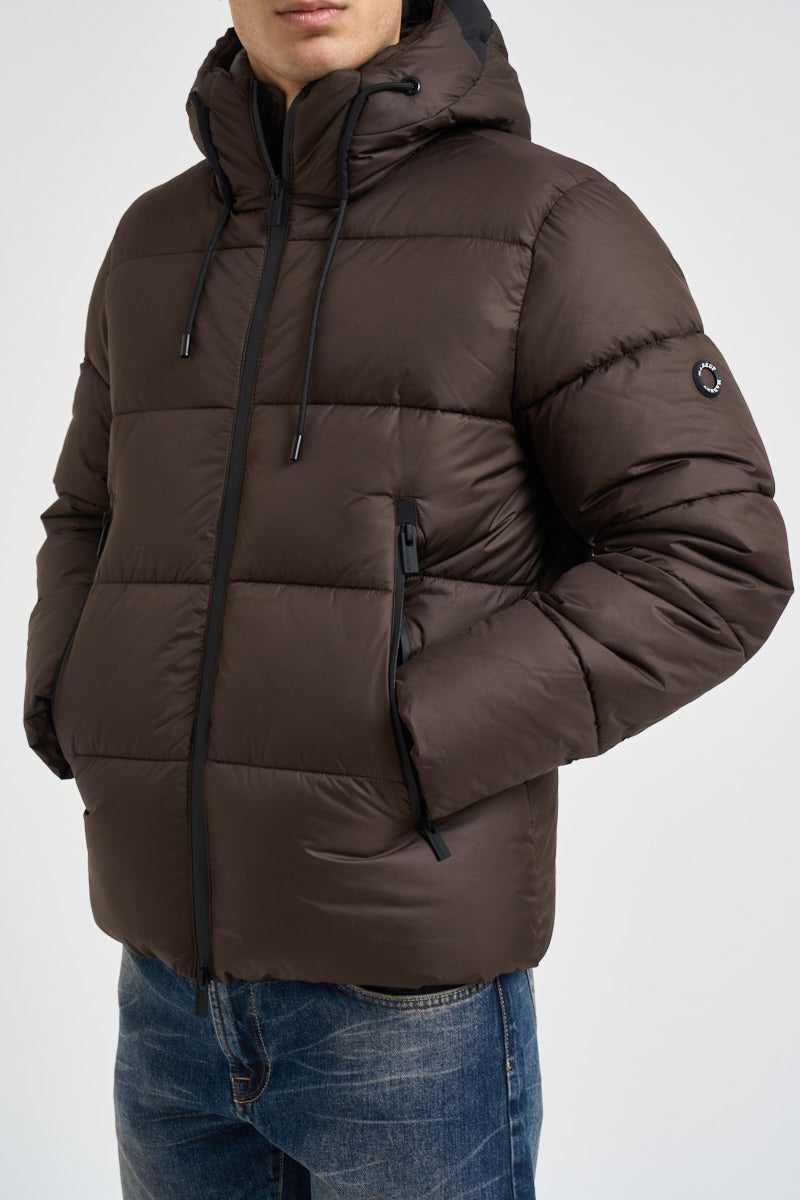 Giubbotto uomo imbottito marrone scuro MK2940053 MORO MARKUP 