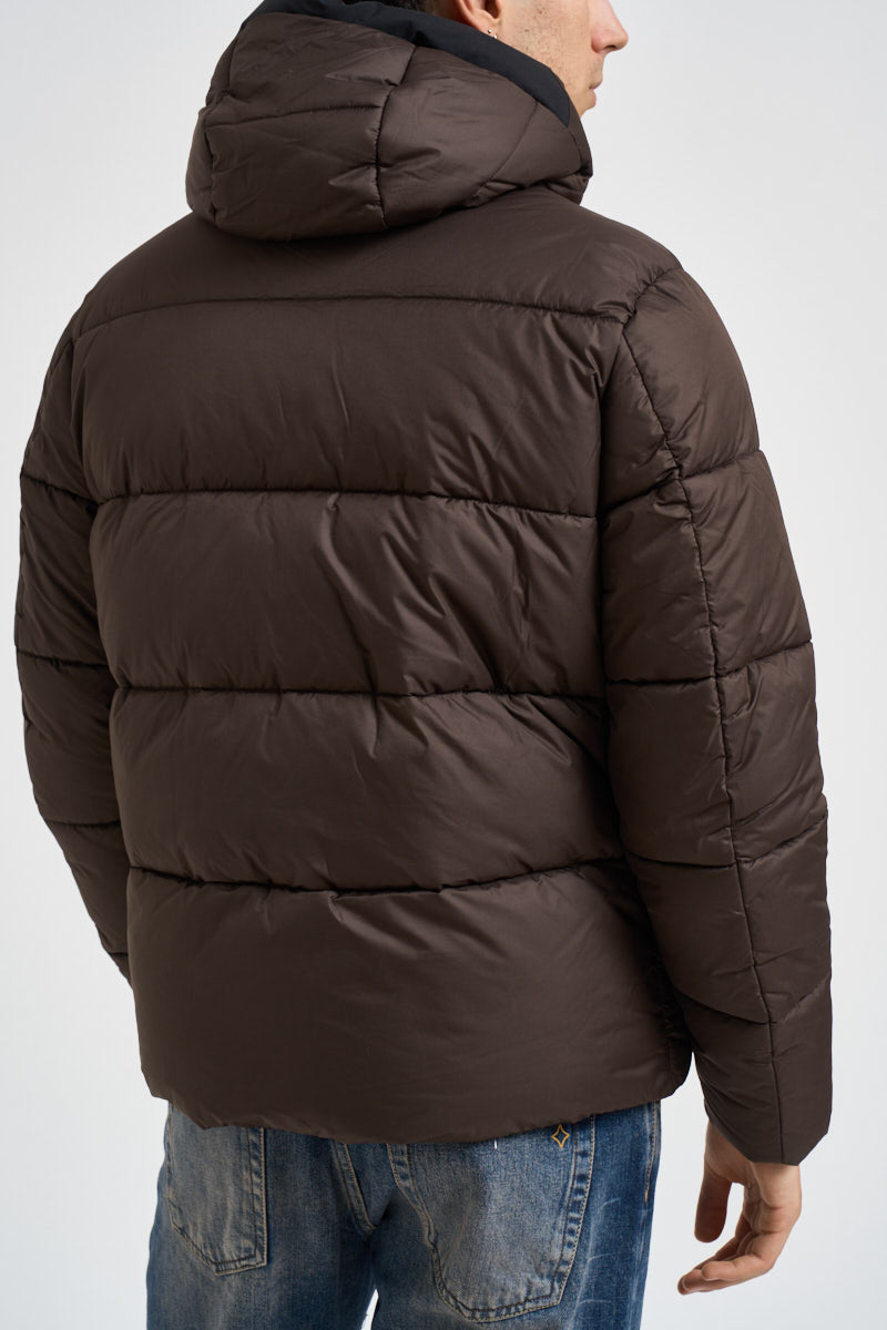 Giubbotto uomo imbottito marrone scuro MK2940053 MORO MARKUP 
