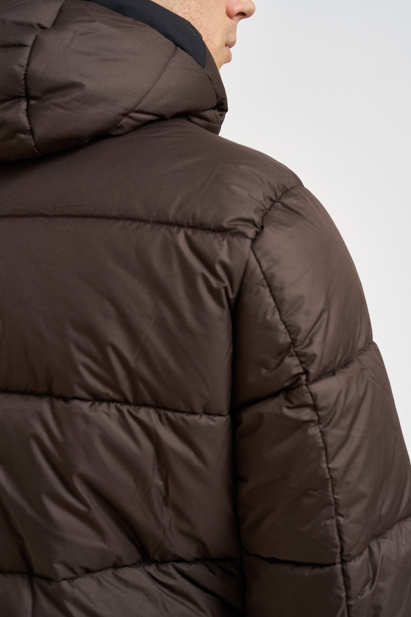 Giubbotto uomo imbottito marrone scuro MK2940053 MORO MARKUP 