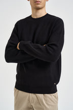 Maglia uomo a costa inglese nera MK9900029 NERO MARKUP 