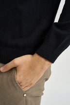 Maglia uomo girocollo in cotone nera MK9900106 NERO MARKUP 