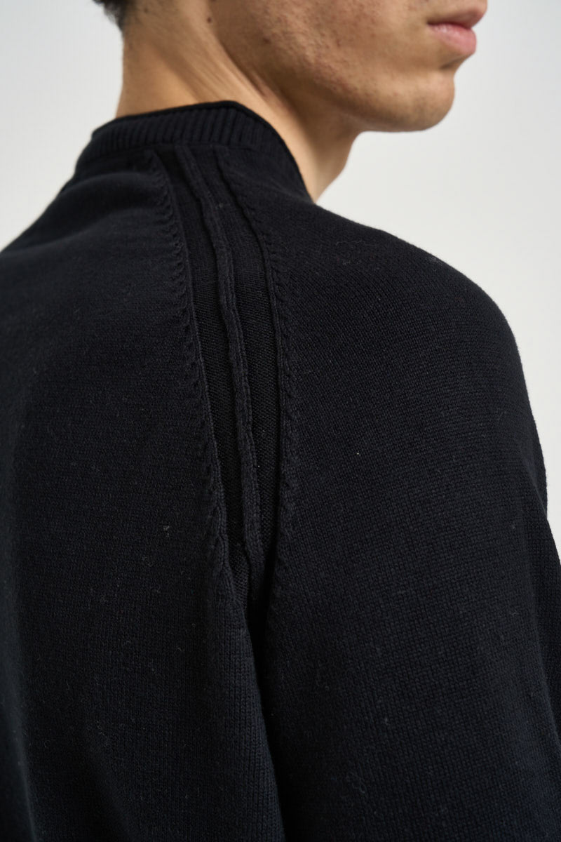 Maglia uomo girocollo in cotone nera MK9900106 NERO MARKUP 