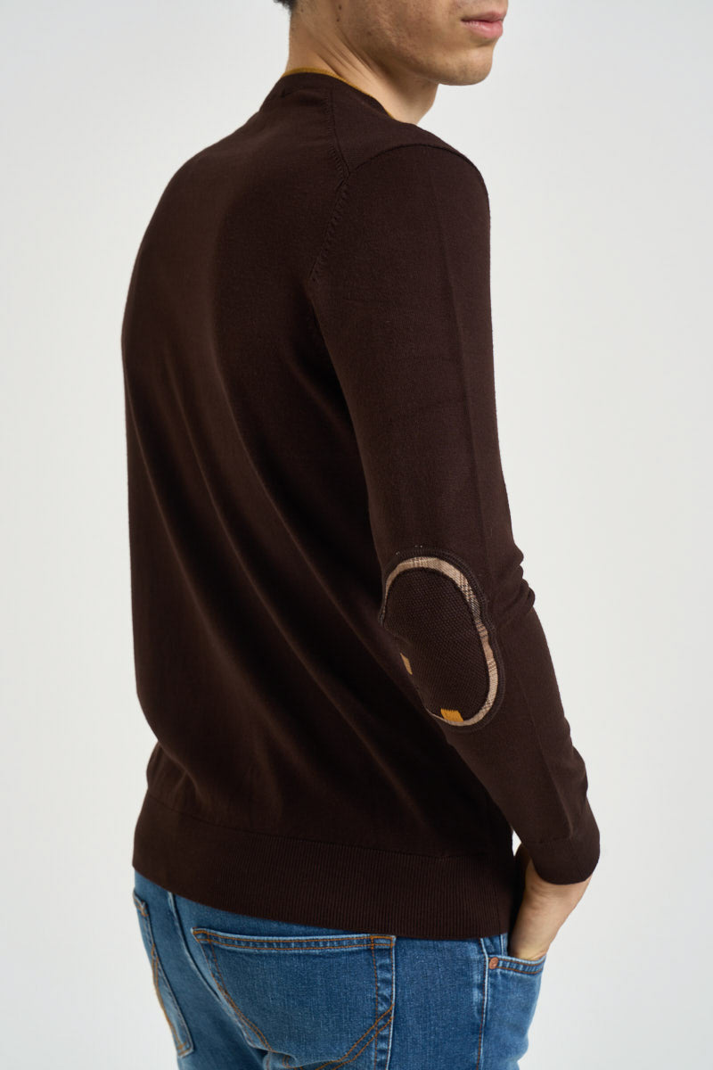 Maglia uomo girocollo marrone MK9900124 MORO MARKUP 
