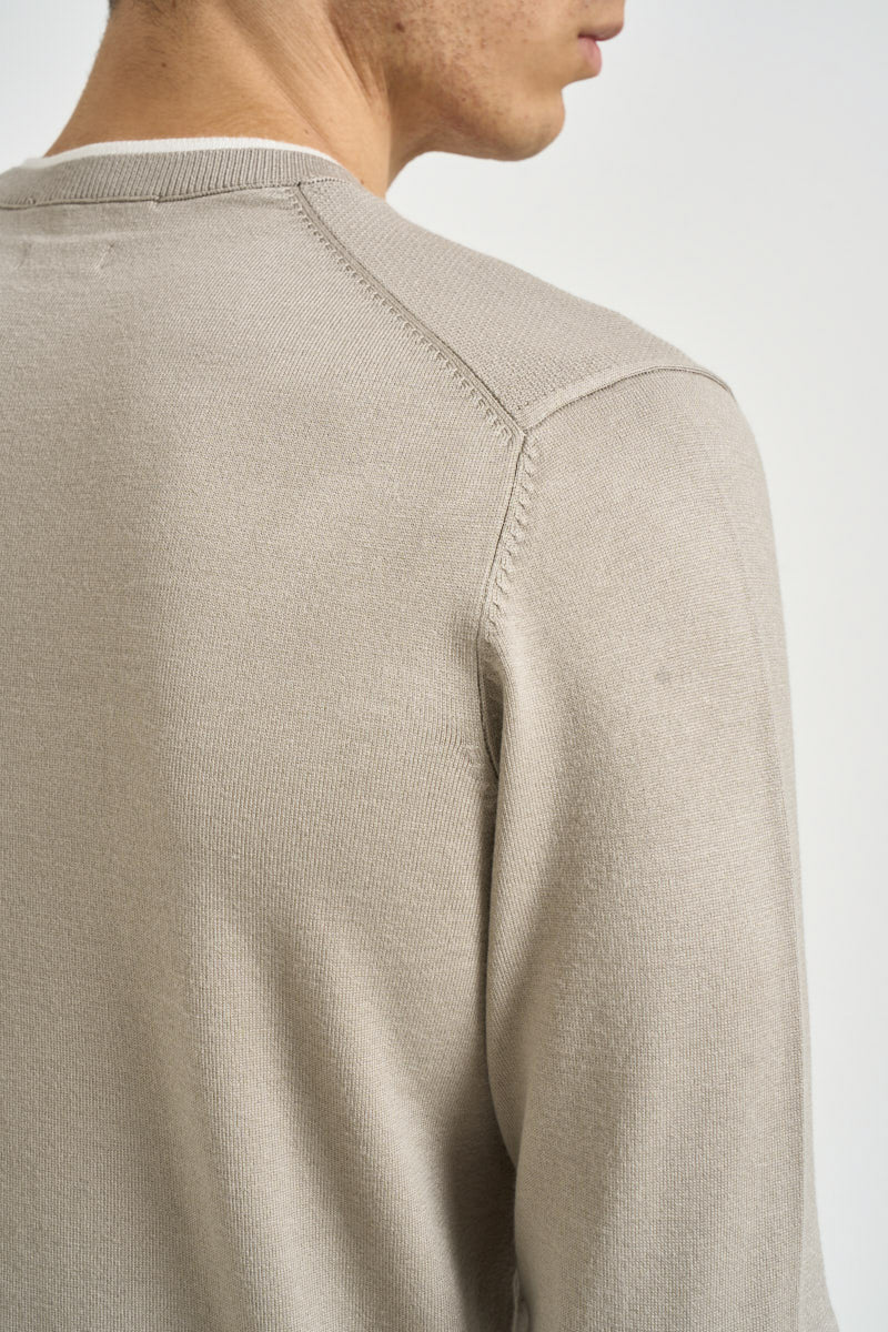 Maglia uomo girocollo beige MK9900124 TAUPE MARKUP 