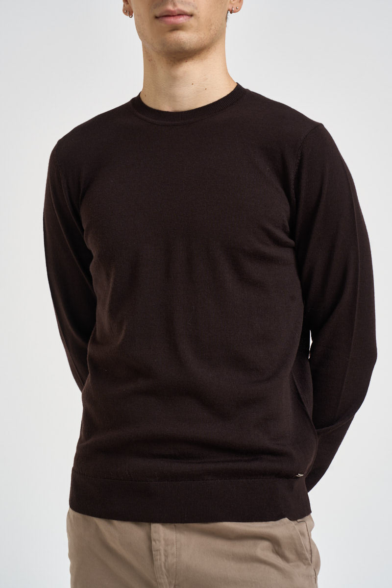 Maglia uomo girocollo marrone MK9900154 MORO MARKUP 