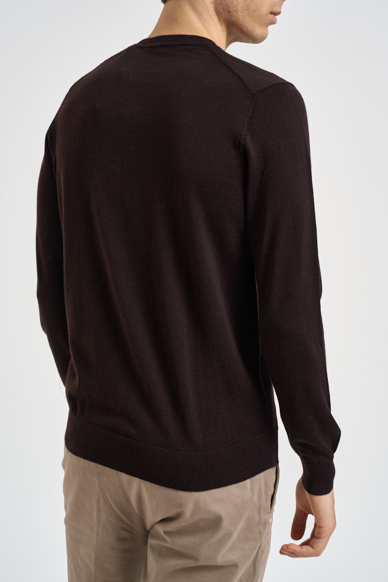 Maglia uomo girocollo marrone MK9900154 MORO MARKUP 
