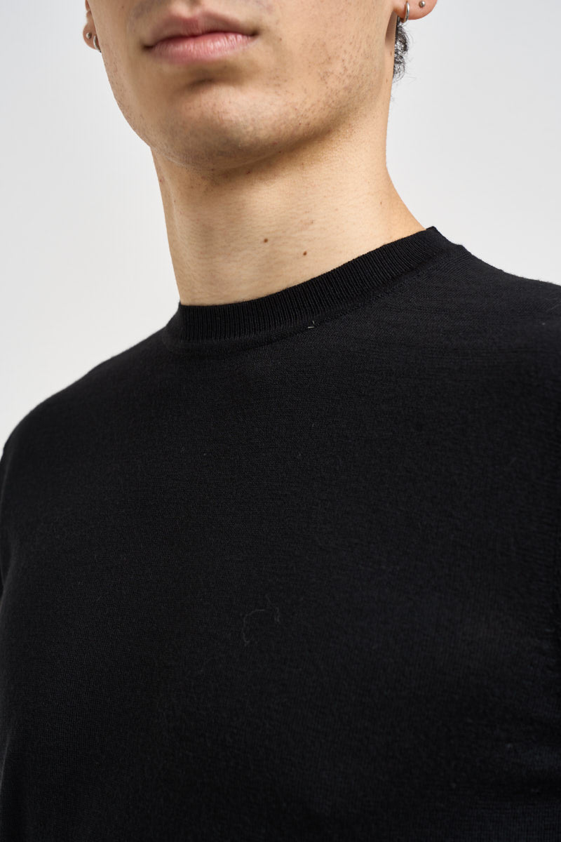 Maglia uomo girocollo nera MK9900154 NERO MARKUP 