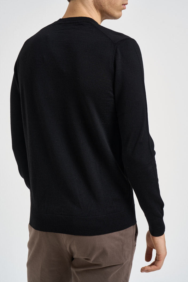 Maglia uomo girocollo nera MK9900154 NERO MARKUP 