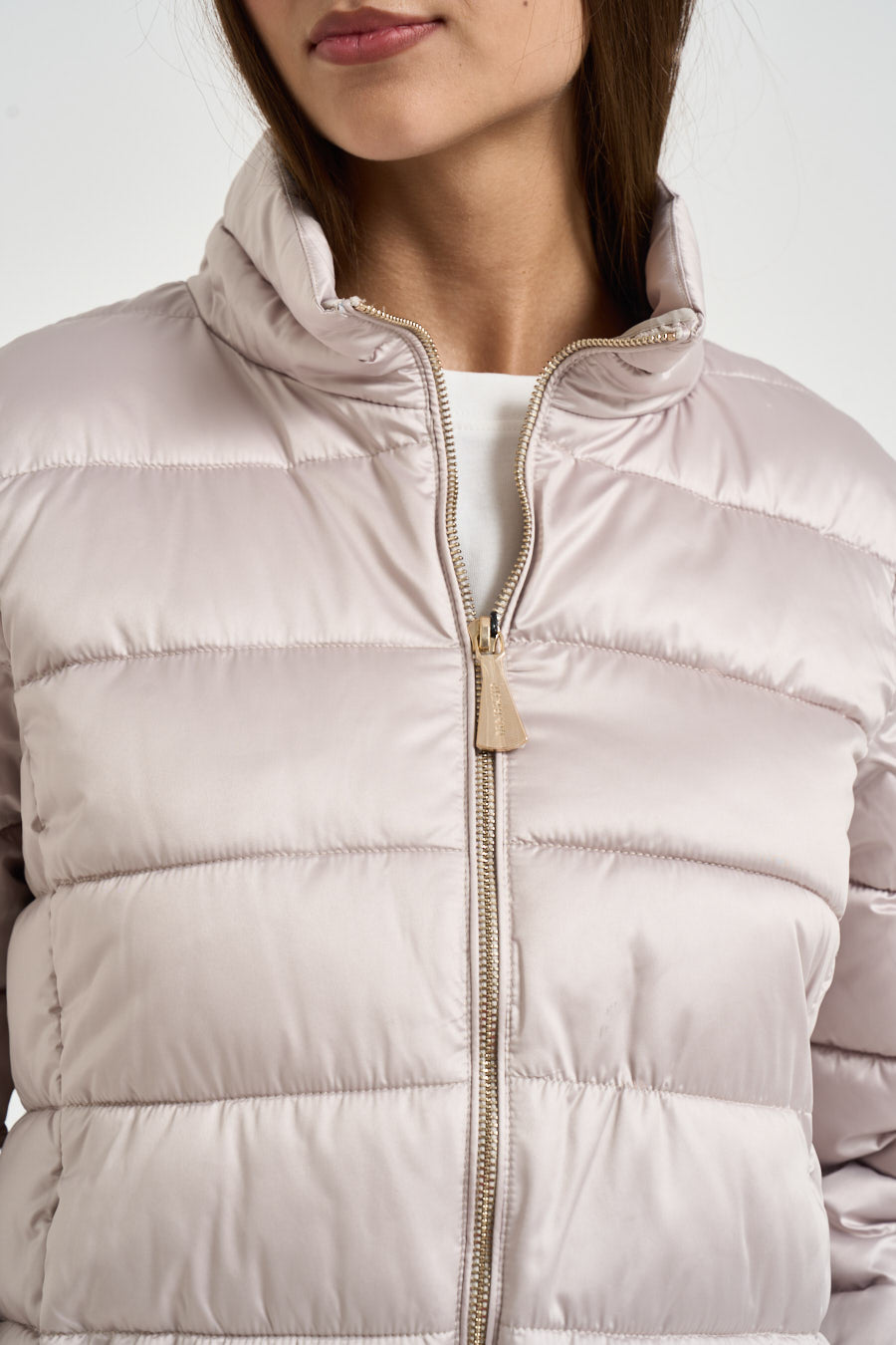 Piumino donna corto cipria MW2640015 CASHA MARKUP 