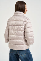 Piumino donna corto cipria MW2640015 CASHA MARKUP 