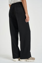 Pantalone donna con coulisse in lurex nero MW2650102 NERO MARKUP 