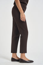 Pantaloni donna slim fit sartoriali marrone 26IB52Z COFFEE MARYLEY 