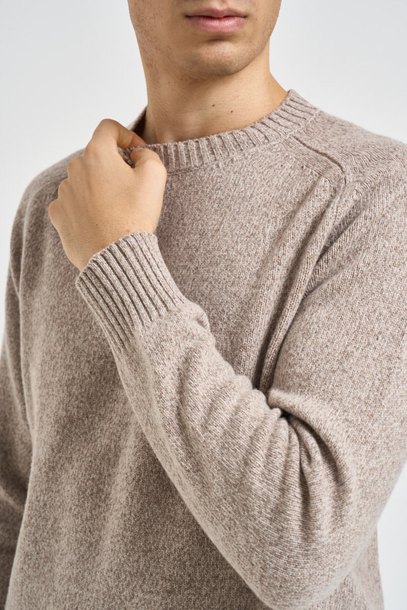 Maglia uomo girocollo beige 1216 6121 MASQ 